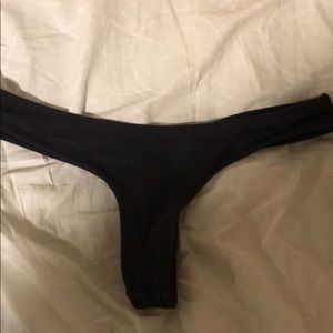 Black bikini bottoms